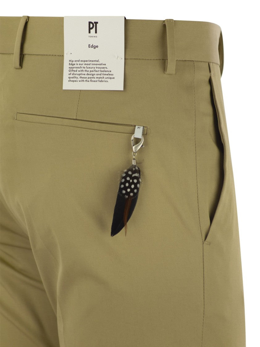 Pt Torino Dieci - Cotton Trousers