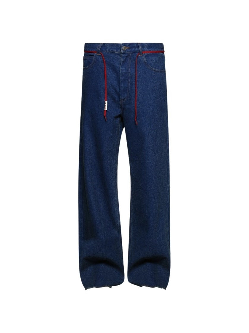 Marni Relaxed Wide-Leg Jeans With High Waist