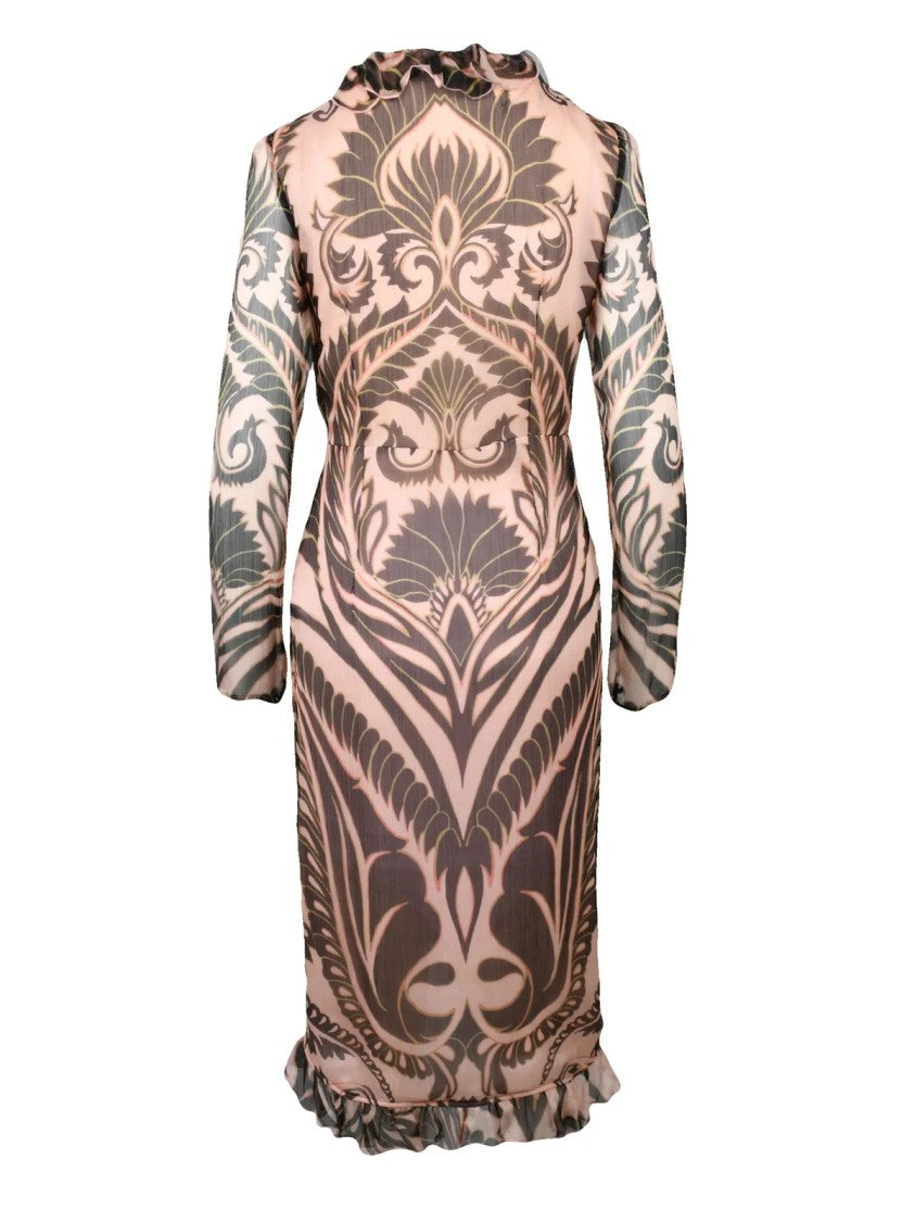 Etro Silk Voile Dress - Multicolor
