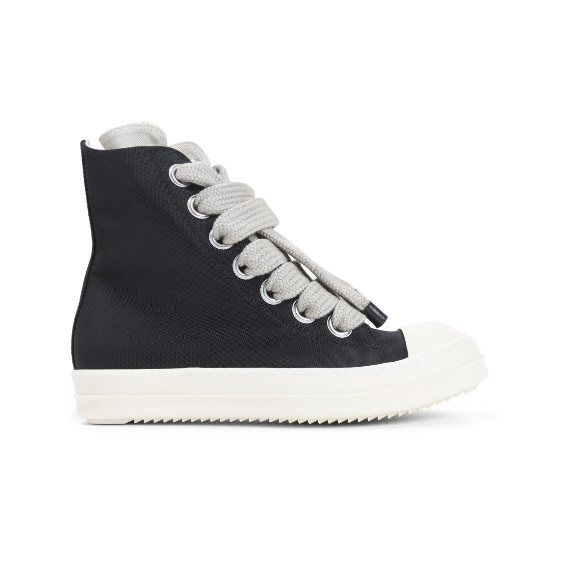 Drkshdw By Rick Owens High-Top Black Nylon Sneakers