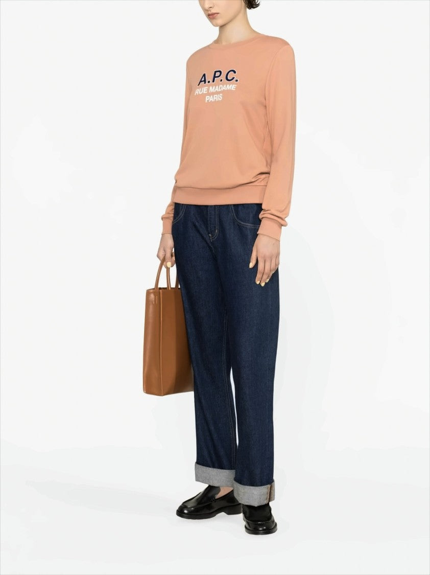 A.P.C. Madame Logo Printed Sweatshirt