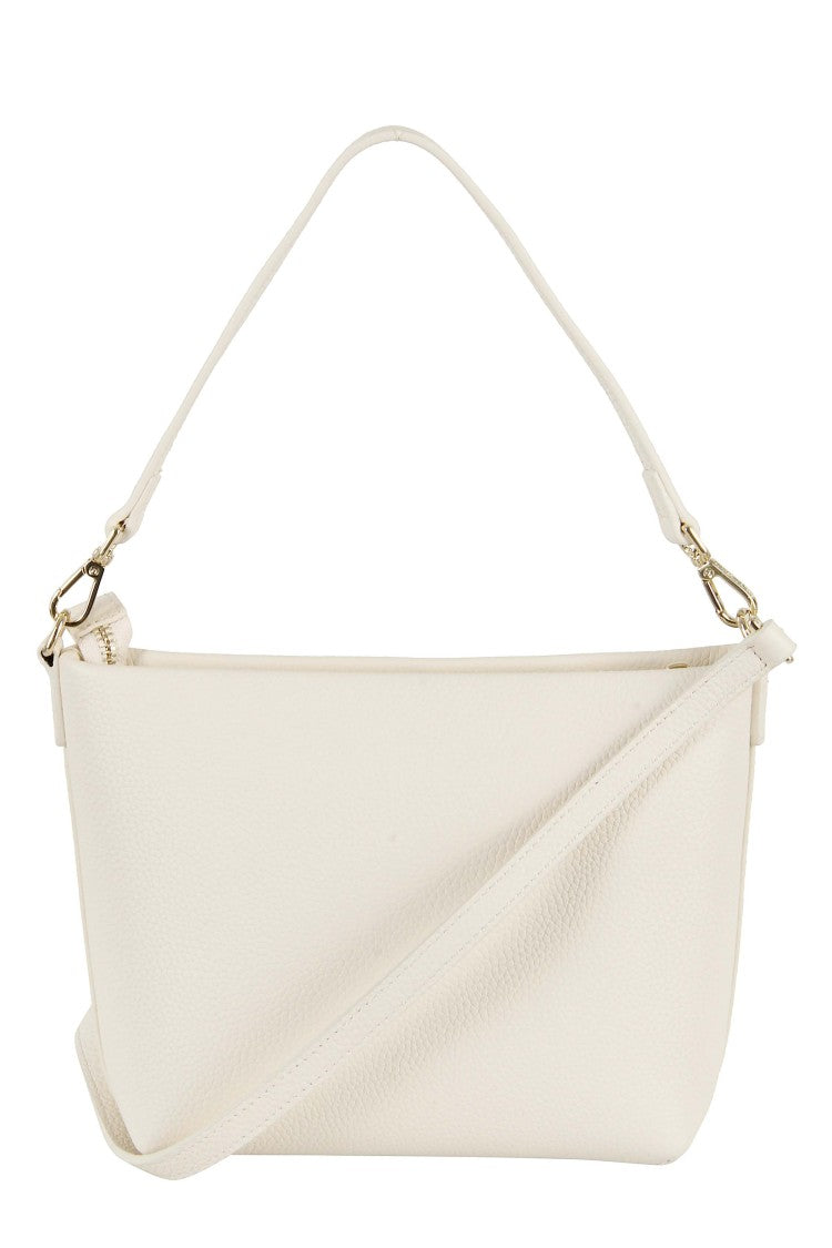 Mc2 Saint Barth Textured Leather Clutch Bag With Removable Handle