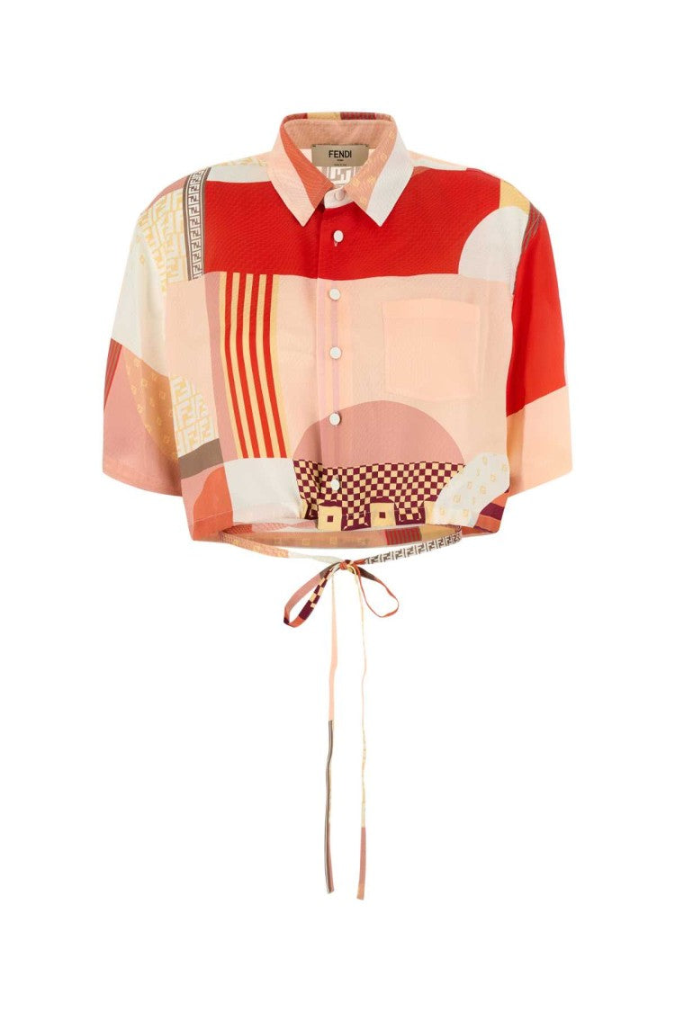 Fendi Printed Silk Shirt