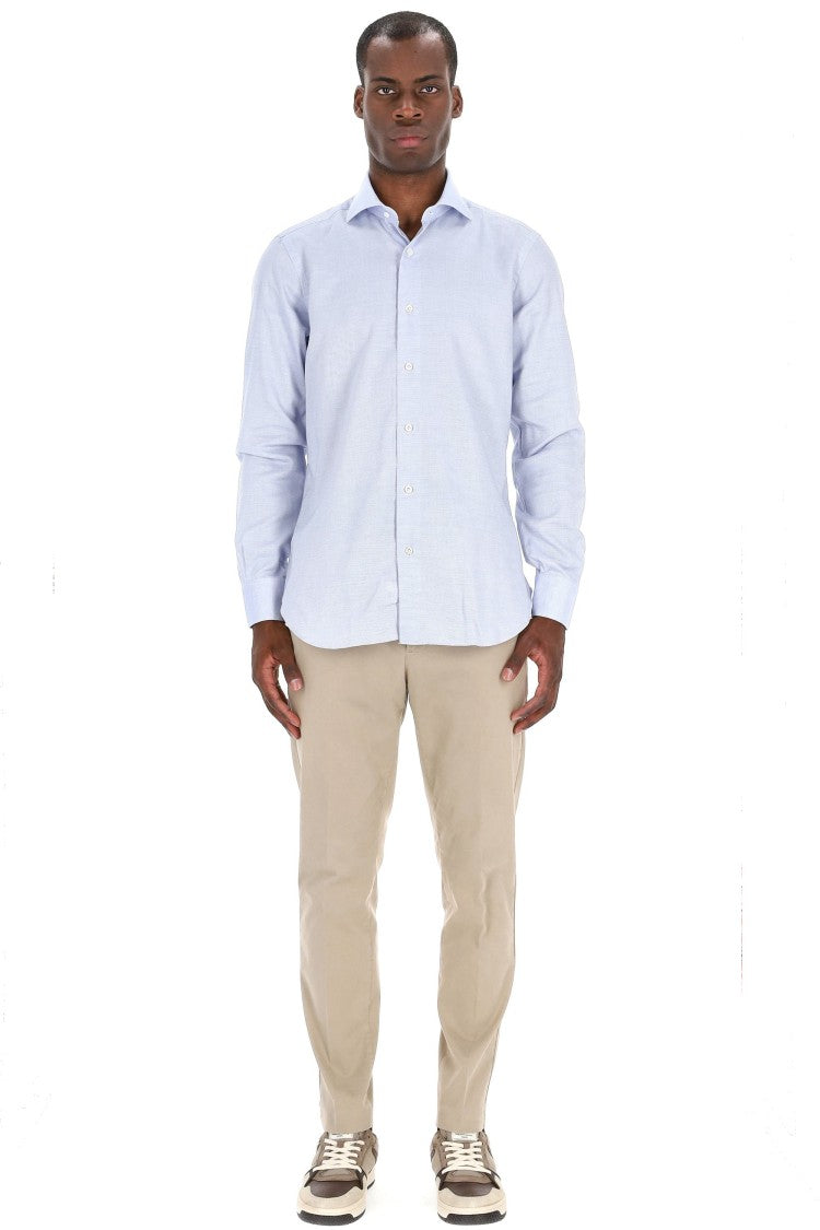Barba Culto Line Woven Cotton Shirt