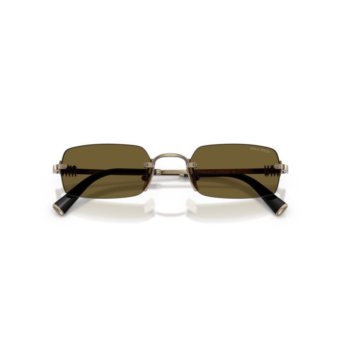 Miu Miu 0Mu B50s Rectangular Metal Frame Sunglasses