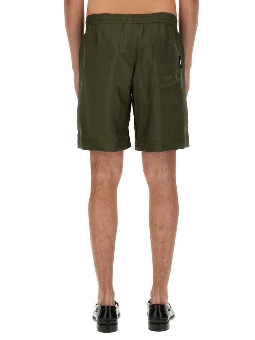 Msgm Cupro Bermuda Shorts