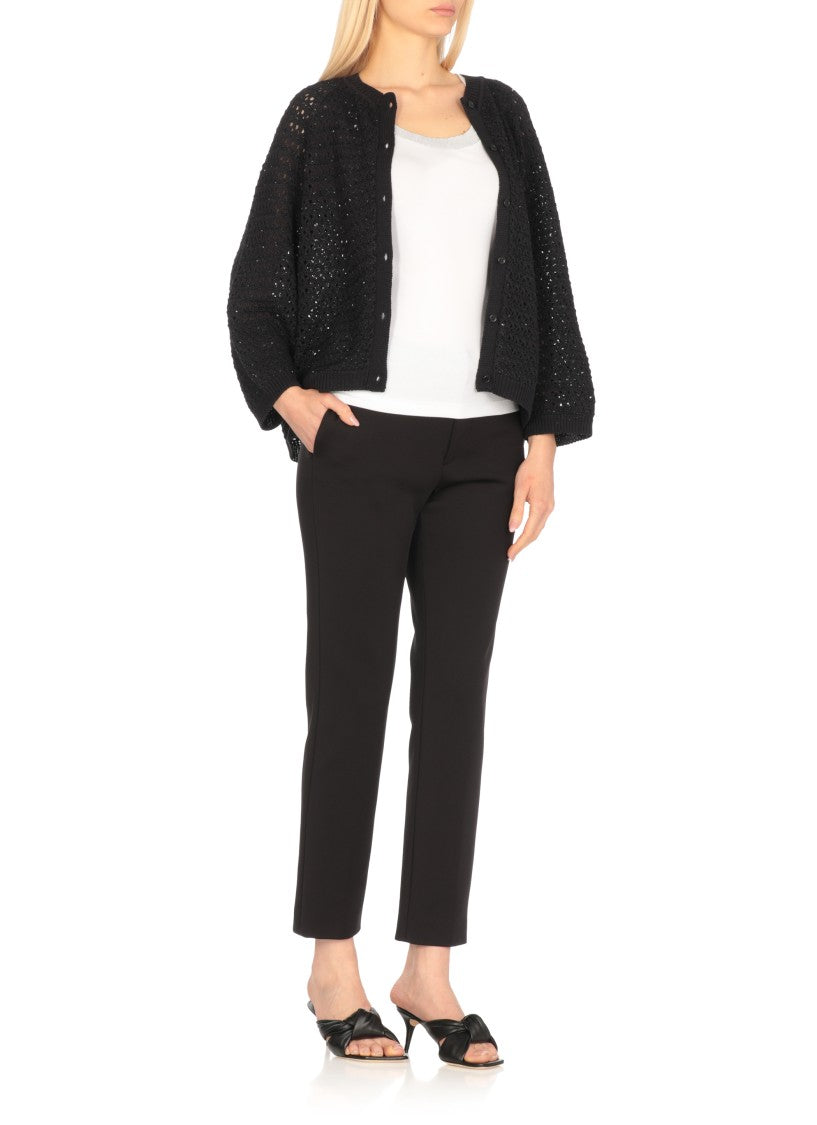 Fabiana Filippi Blue Cotton Sweater