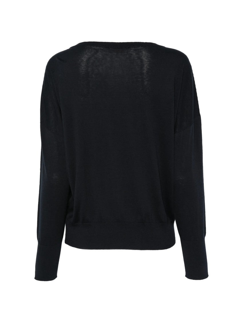 Zanone Lightweight Relaxed Fit Wide Neck Top