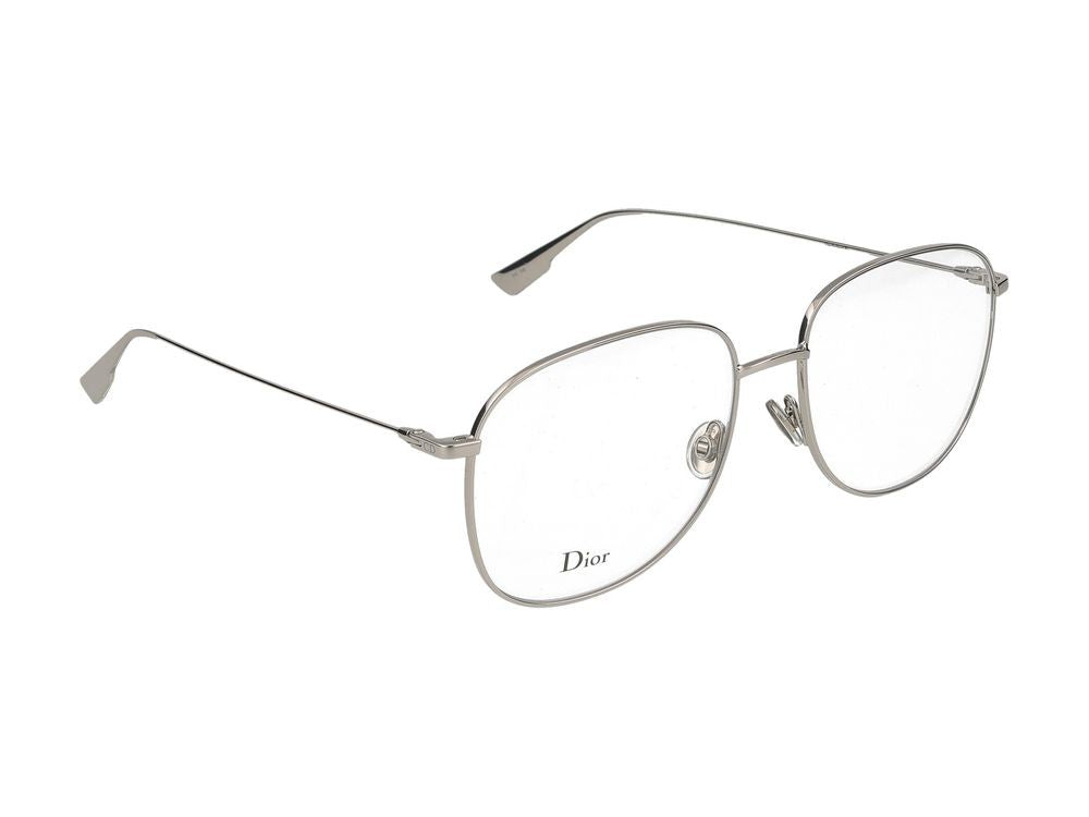 Dior Palladium Palladium-Finished Metal Eyeglasses