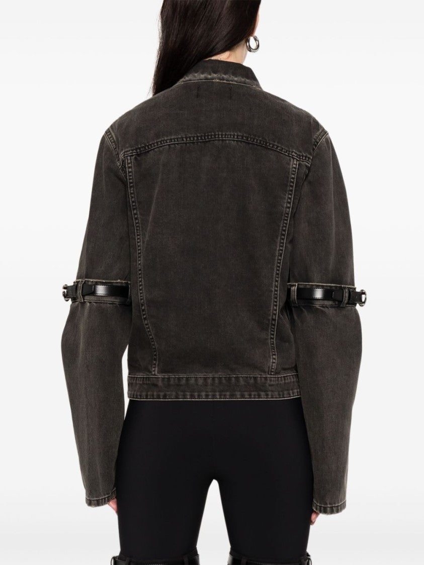Coperni Classic Denim Jacket-Inspired Black Coat