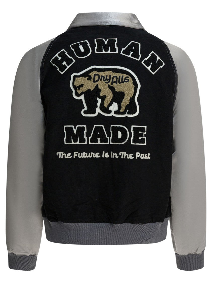 Human Made Satin "Varsity" Bomber Jacket