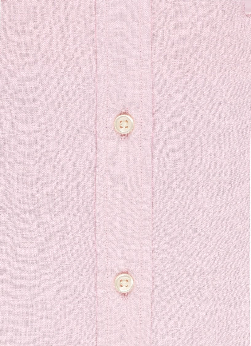 Polo Ralph Lauren Pink Long-Sleeve Linen Shirt