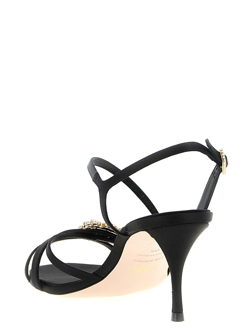 Roger Vivier 'Mini Flower Strass' Sandals