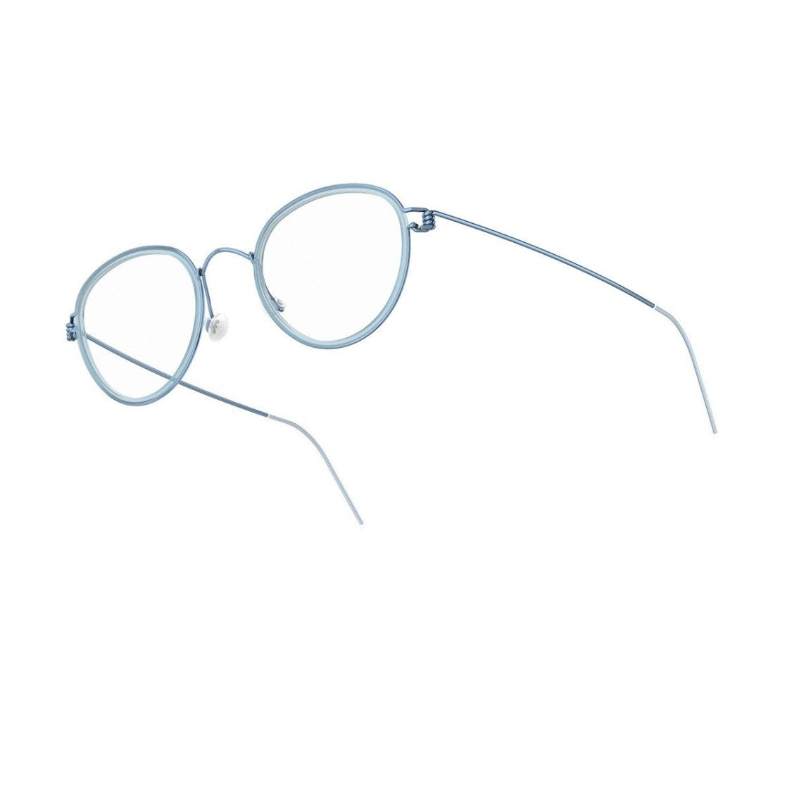 Lindberg Light Blue Air Rim Jackie Titanium Phantos Eyewear