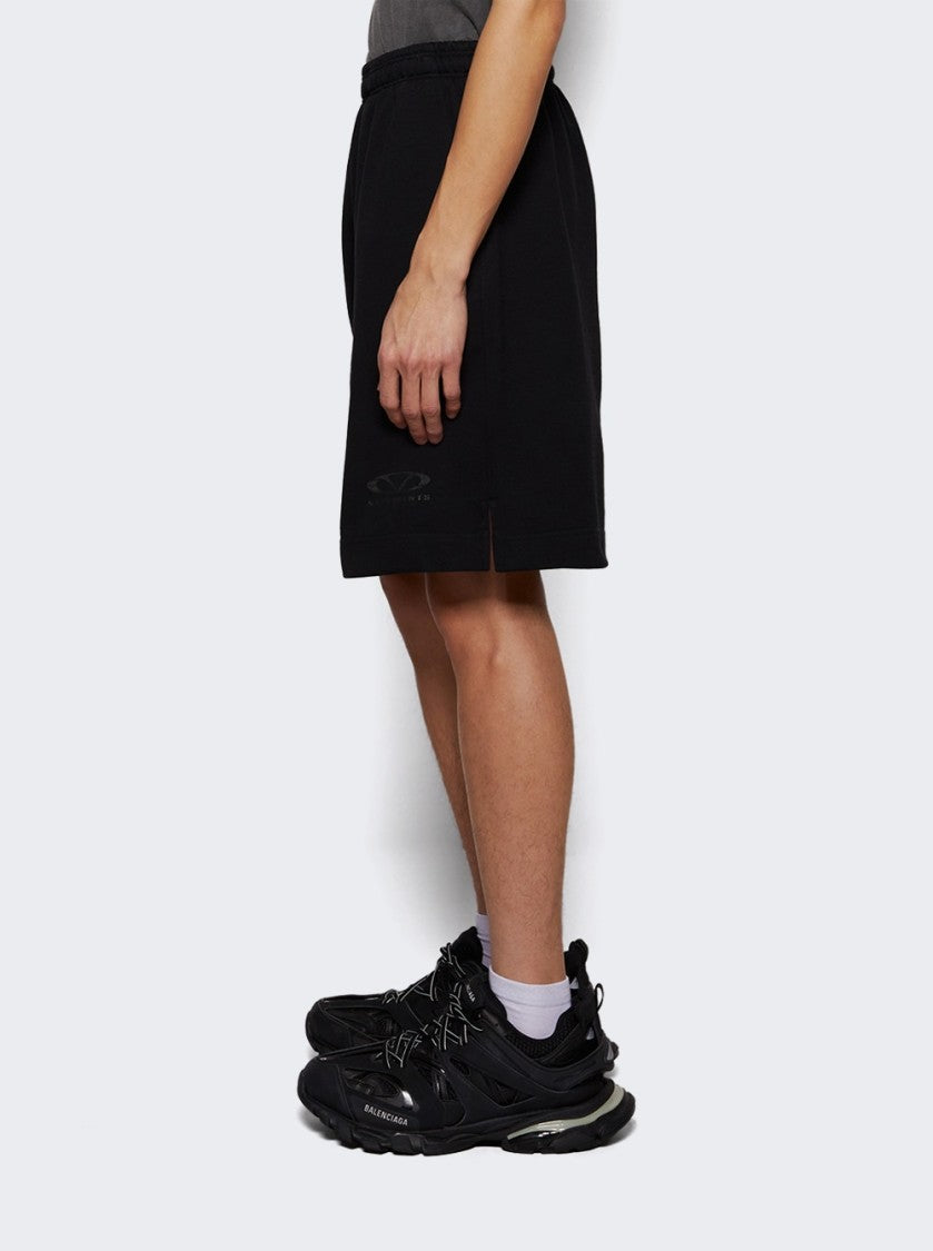 Vetements Oval Logo Shorts Black