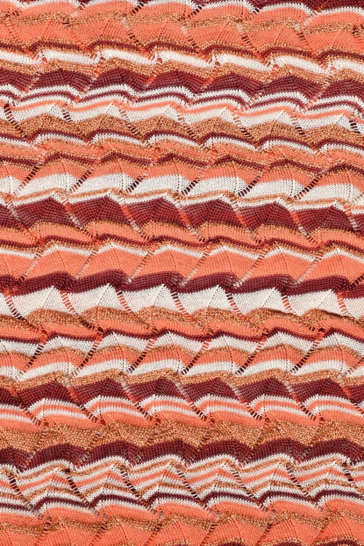 Missoni Cotton Viscose Polyamide Scarf - Orange