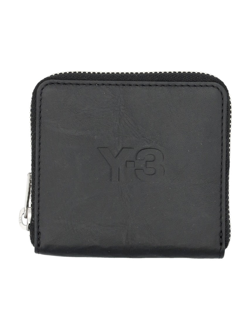 Y-3 Matte Black Compact Wallet