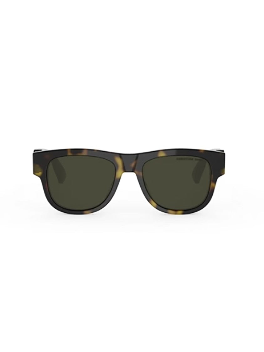 Dior Tortoiseshell Oblique S4i Rectangular Sunglasses