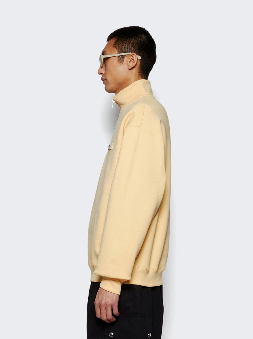 Jacquemus Le Camionneur Gros Grain Sweatshirt Light Beige