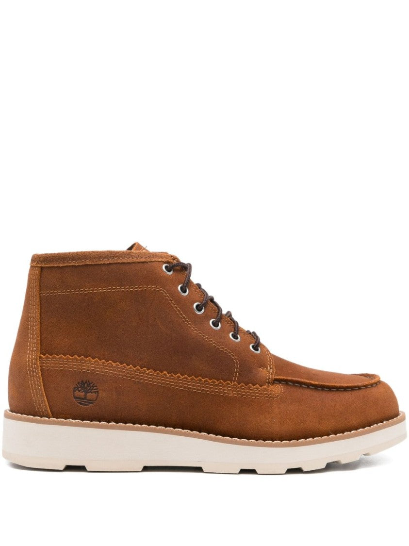 Timberland Brown Leather Ankle Boots
