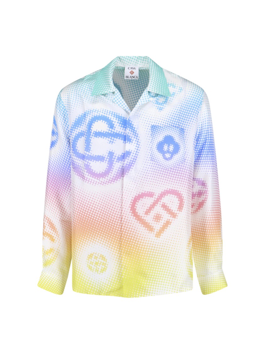 Casablanca "Halftone Logo" Shirt Multicolor