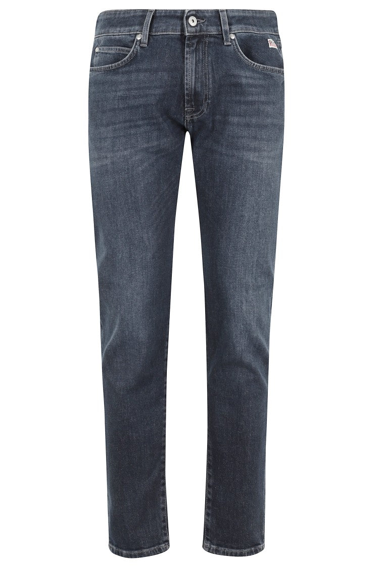 Roy Rogers Five-Pocket Black Denim Jeans