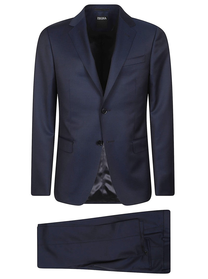 Zegna Lux Tailoring Notch Lapel Two-Piece Wool-Mohair Suit