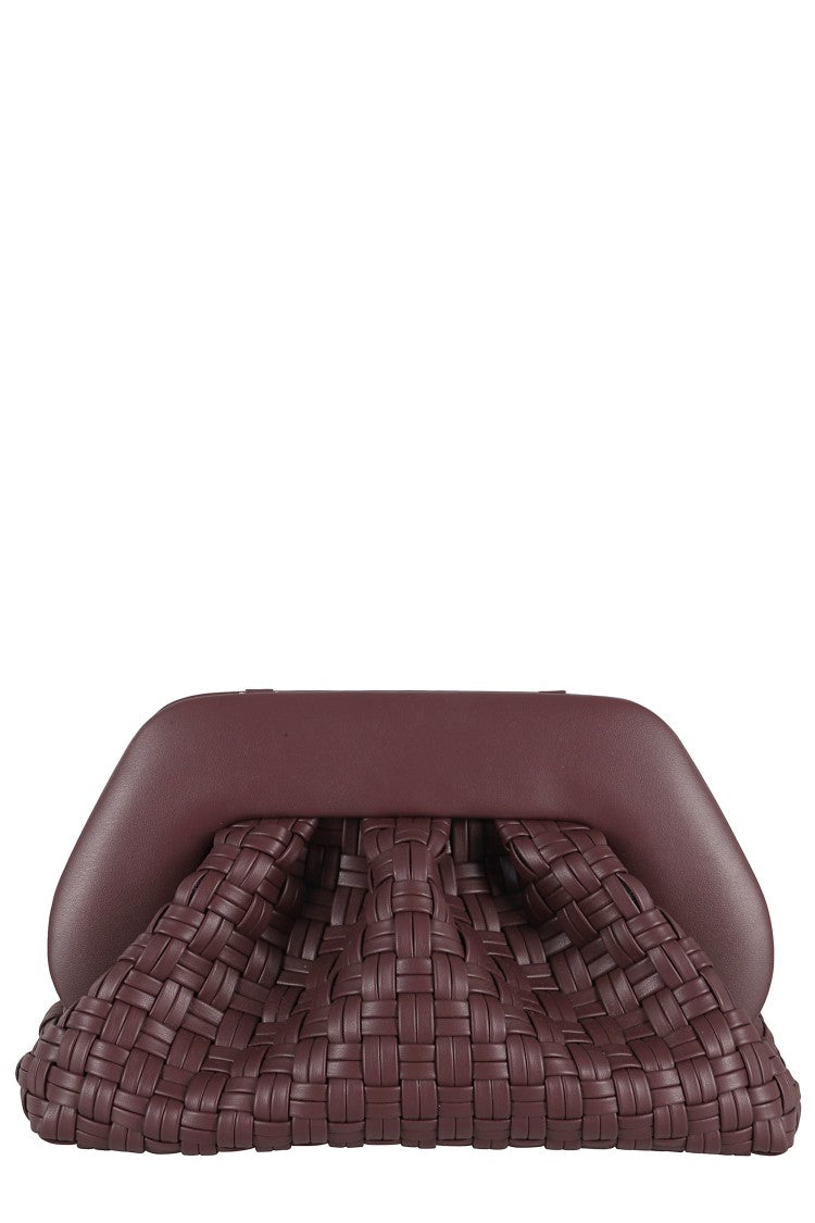 Themoirè Woven Micro Bag With Structured Frame