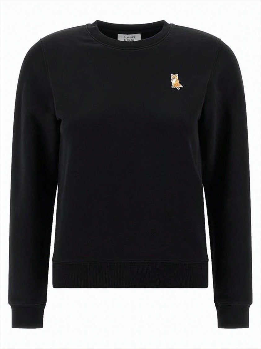 Maison Kitsuné Classic Crewneck Sweatshirt With Embroidered Fox Emblem