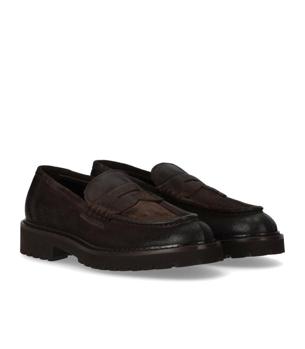 Doucal's Commander Dark Brown Loafer
