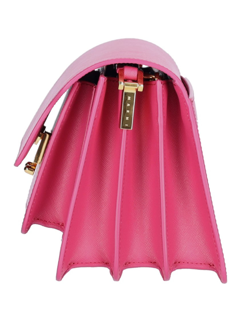 Marni "Trunk" Medium Shoulder Bag – Pink