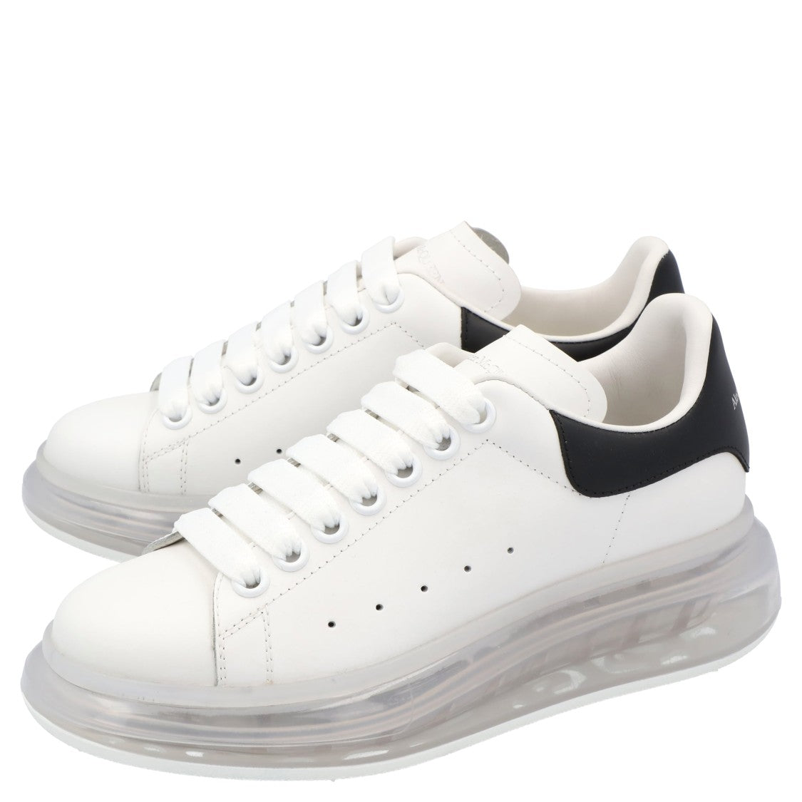 Alexander Mcqueen Oversized Clear Sole Black