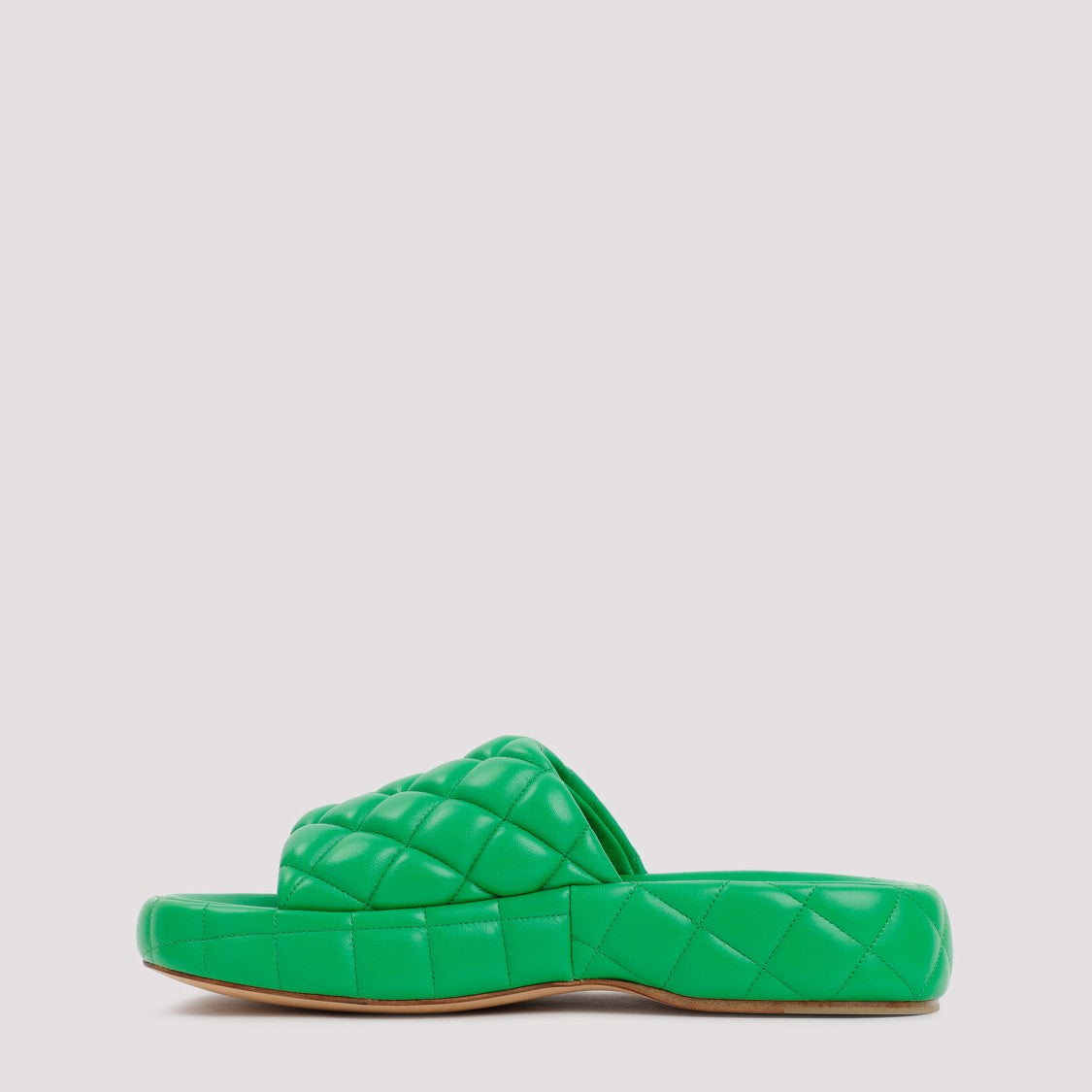 Bottega Veneta Parakeet Padded Leather Sandals
