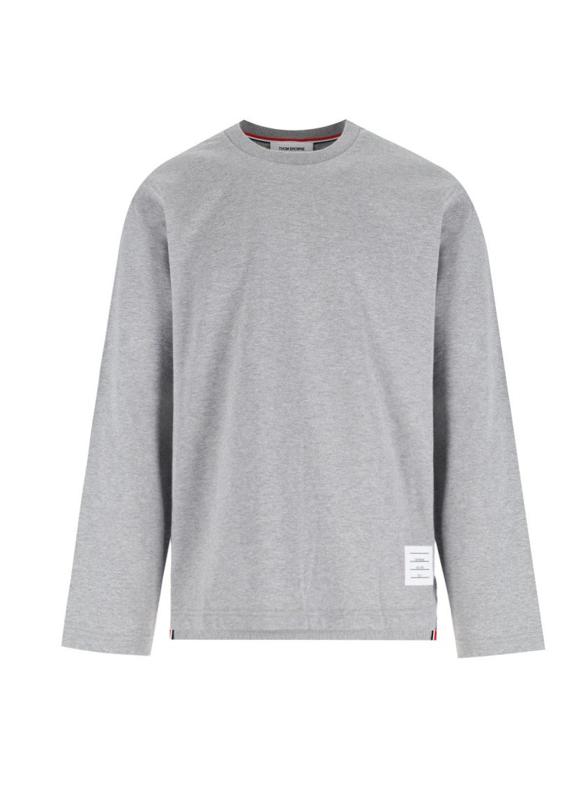 Thom Browne Logo T-Shirt – Grey