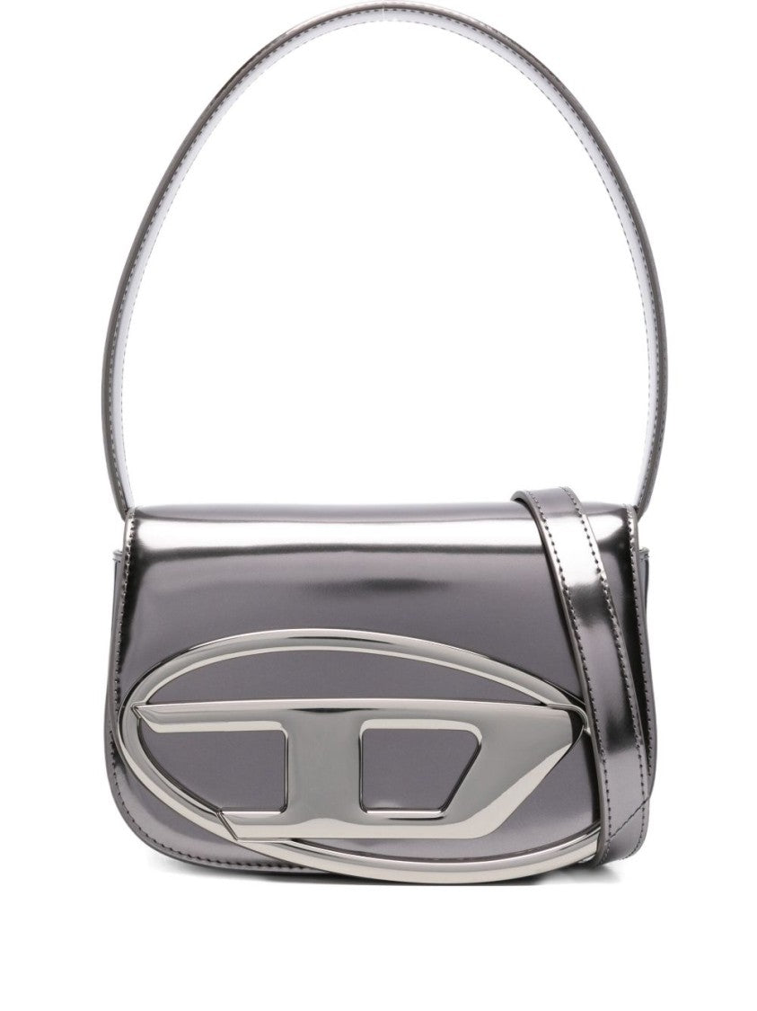 Diesel Glossy Metallic Finish Diesel Shoulder Bag