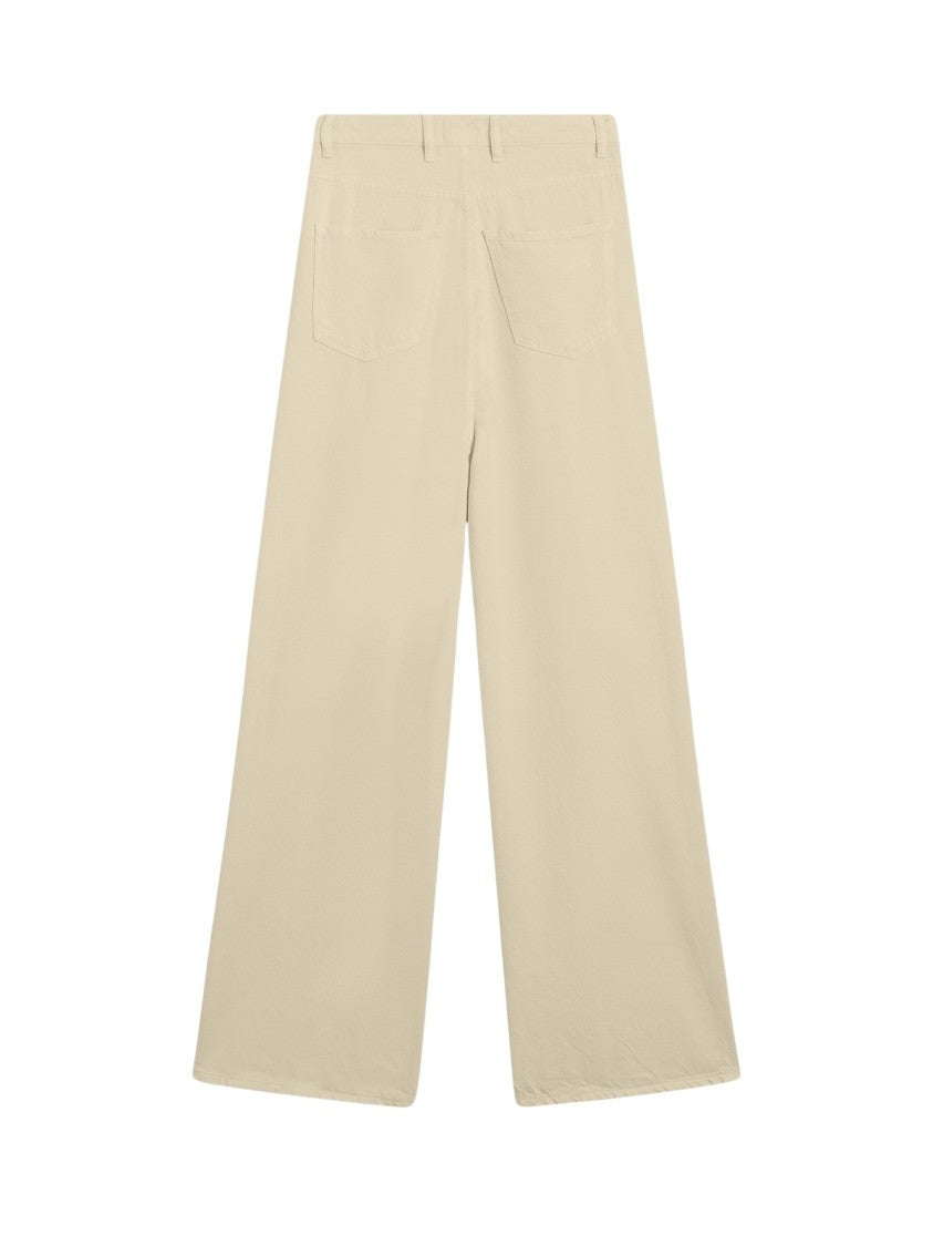 Pence Wide-Leg Five-Pocket Pants With High Waist Design