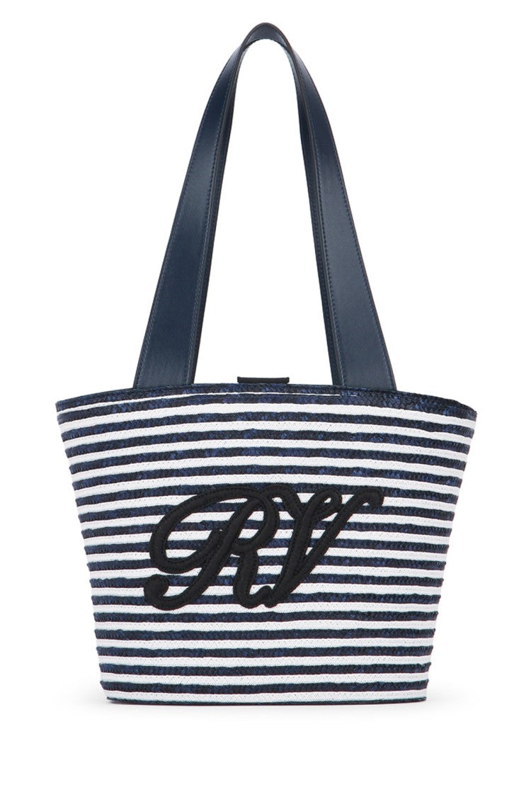 Roger Vivier Rv Straw Panier Small