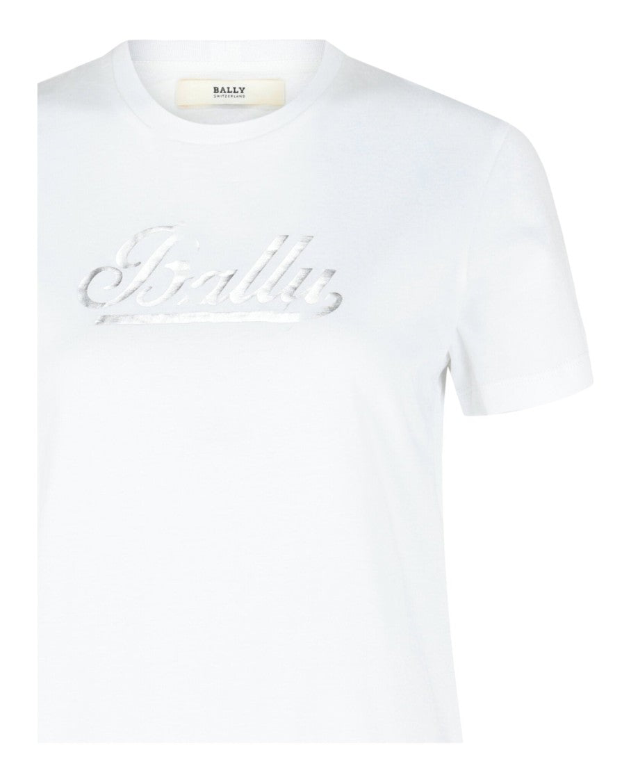 Bally Metallic Logo Print T-Shirt
