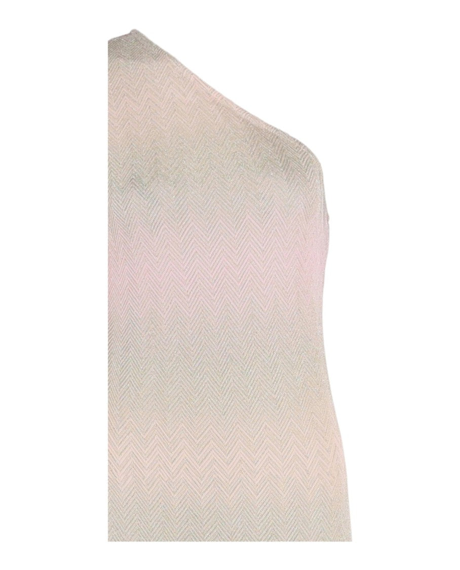 M Missoni One-Shoulder Maxi Dress