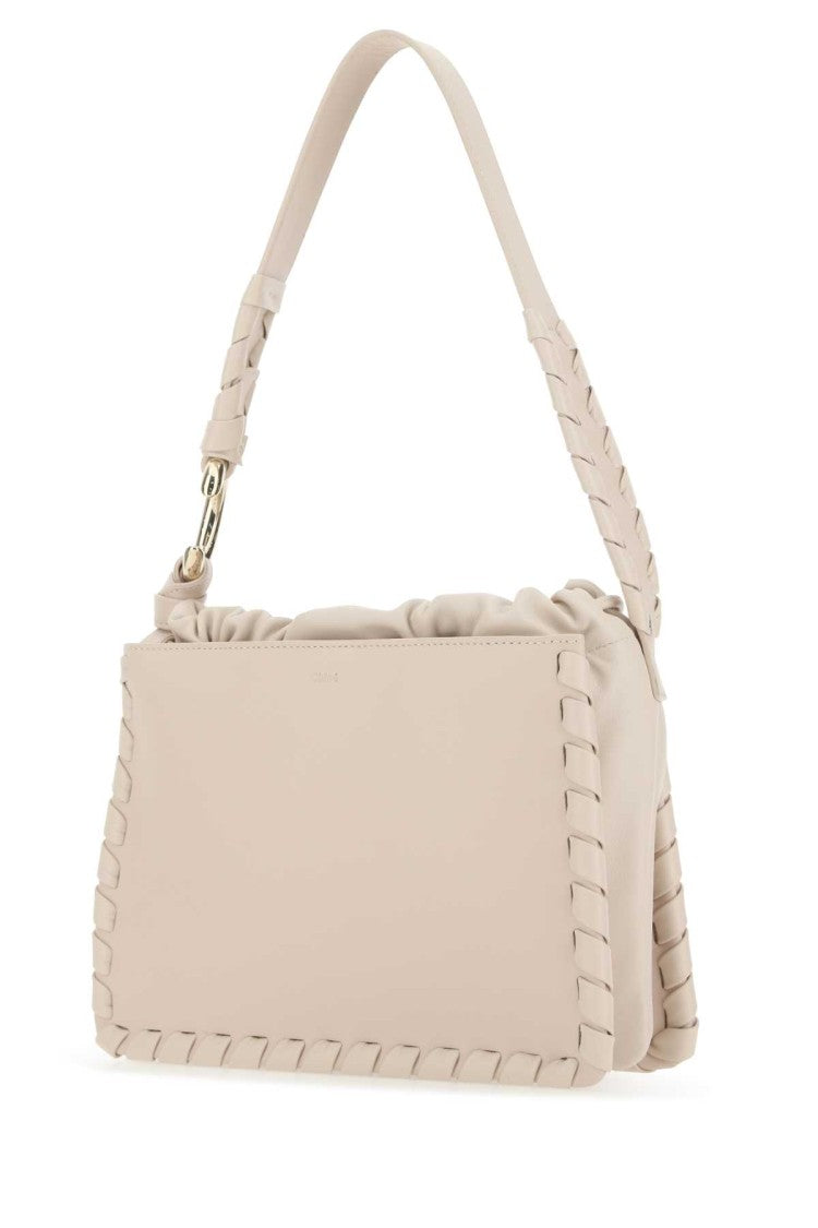 Chloé Powder Pink Leather Mate Shoulder Bag