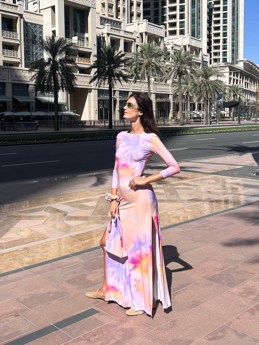 Hawa Made From Love Sunset Tie-Dye Ayana Maxi Dress