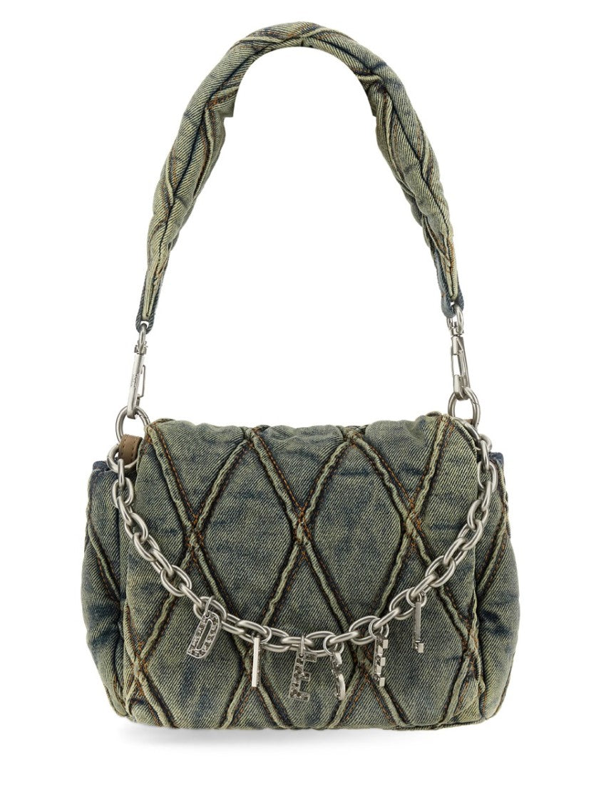 Diesel Charm-D Small Quilted Cotton Bag