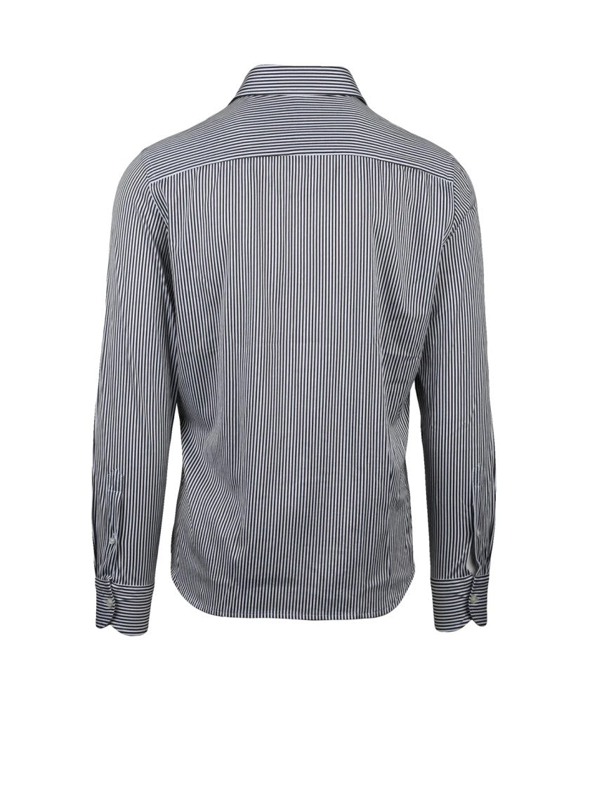 Sonrisa Fior Di Cotone Two-Tone Striped Sonrisa Fior Di Cotone Shirt