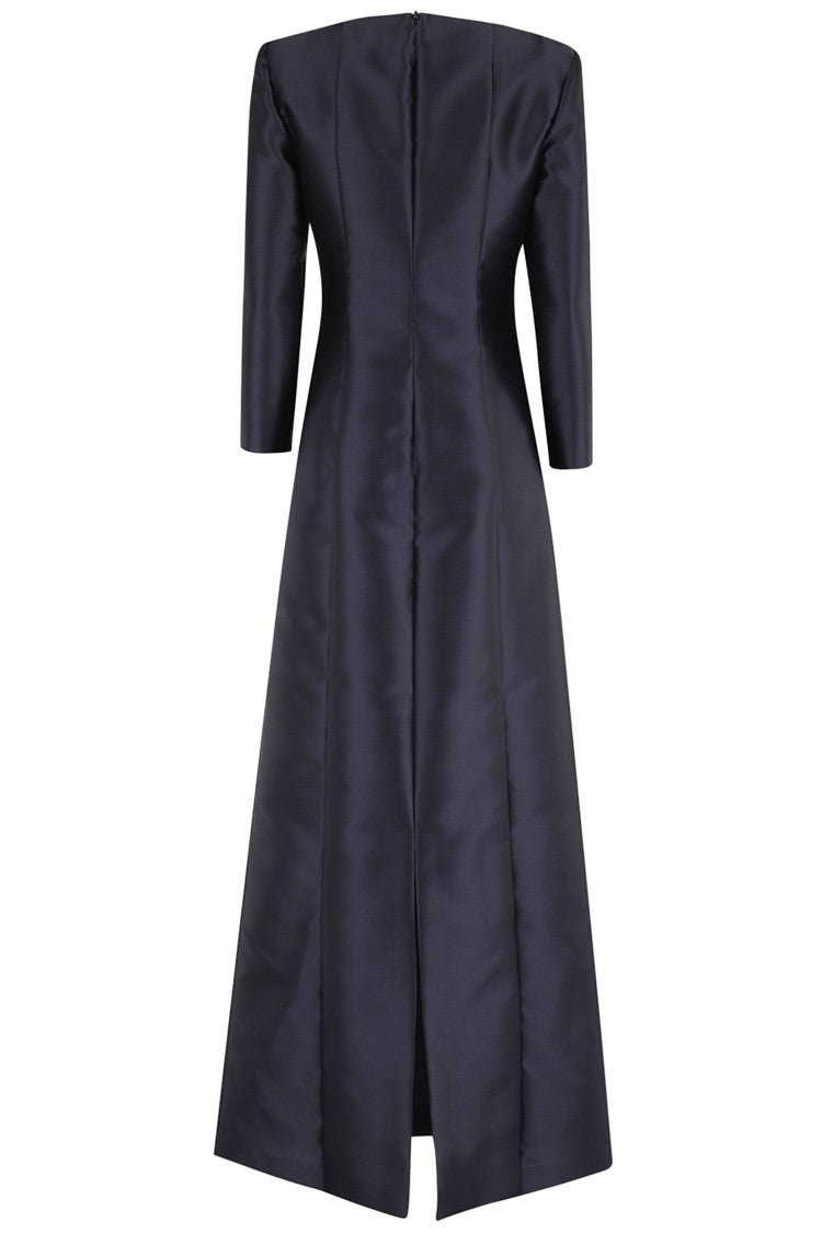 Alberta Ferretti Miakdo Blue Midi Dress