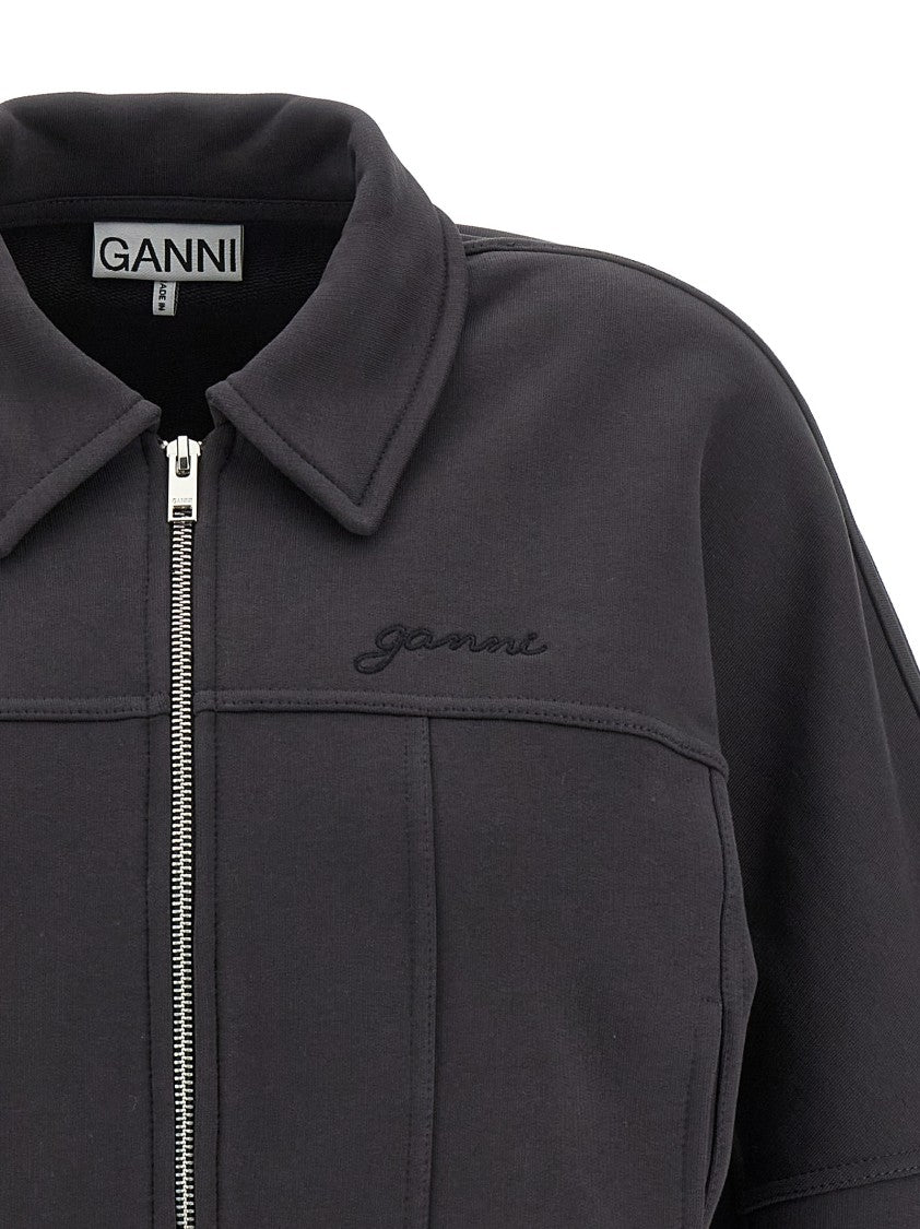 Ganni Heavy Terry Jersey' Bomber Jacket
