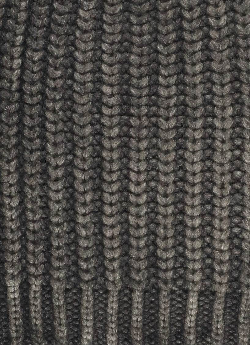 Avant Toi Dark Grey Wool And Cashmere Beanie