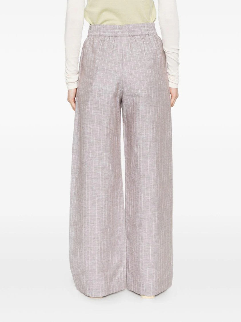 Max Mara Wide-Leg Pants With Elastic Waistband