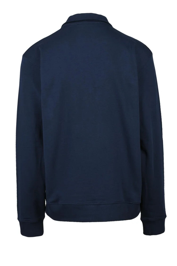 Department 5 Cotton Zip Polo Sweatshirt