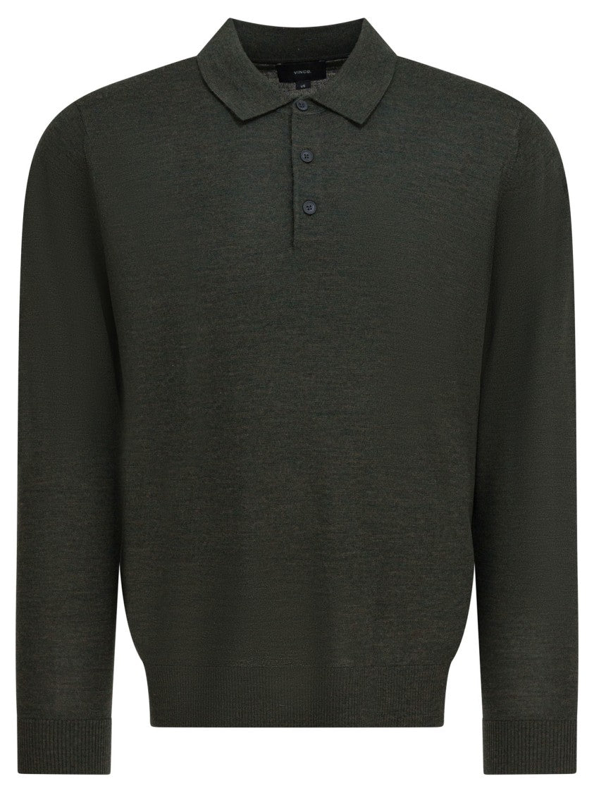 Vince Merino Wool Polo Shirt