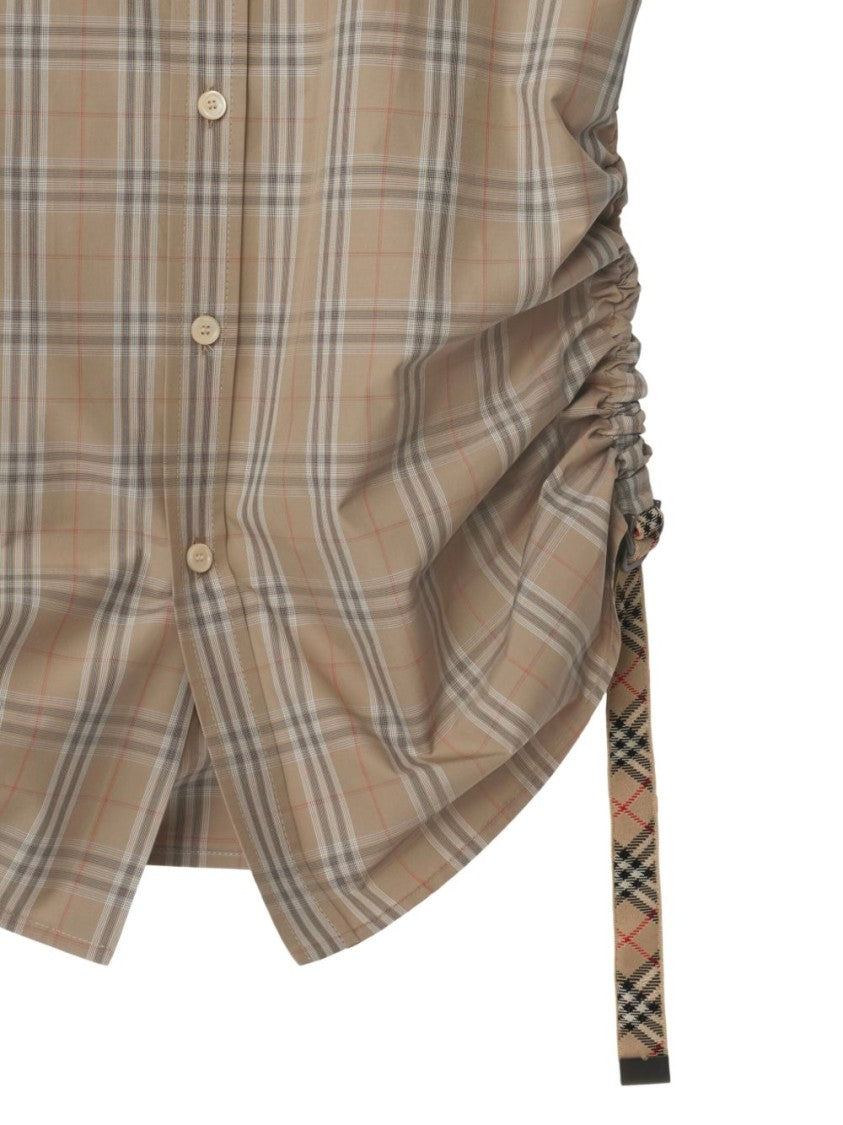 Burberry Checkered Cotton Shirt